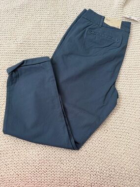LOFT Navy Blue Straight-Leg Pants NWT